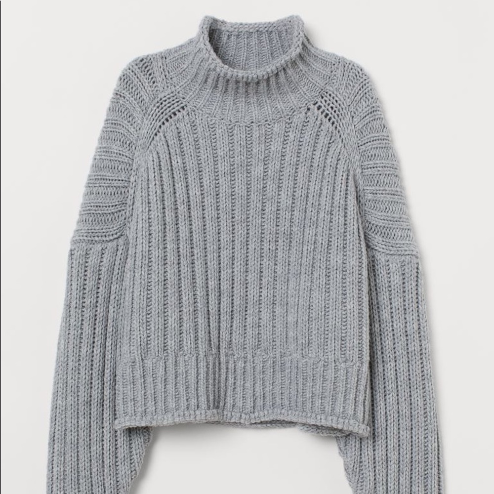 H&M Ribbed Turtleneck Sweater